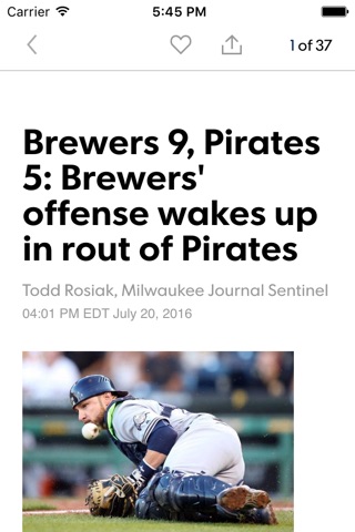 JS Brewers Baseball screenshot 2