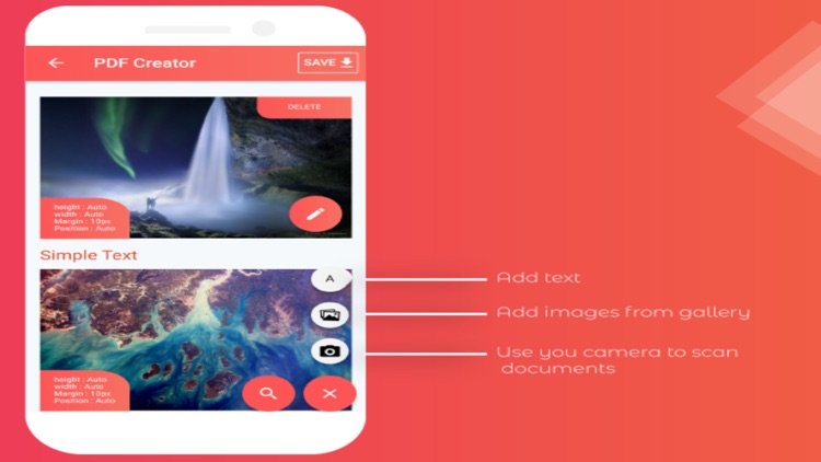 PDF to PRO-scan,convert images