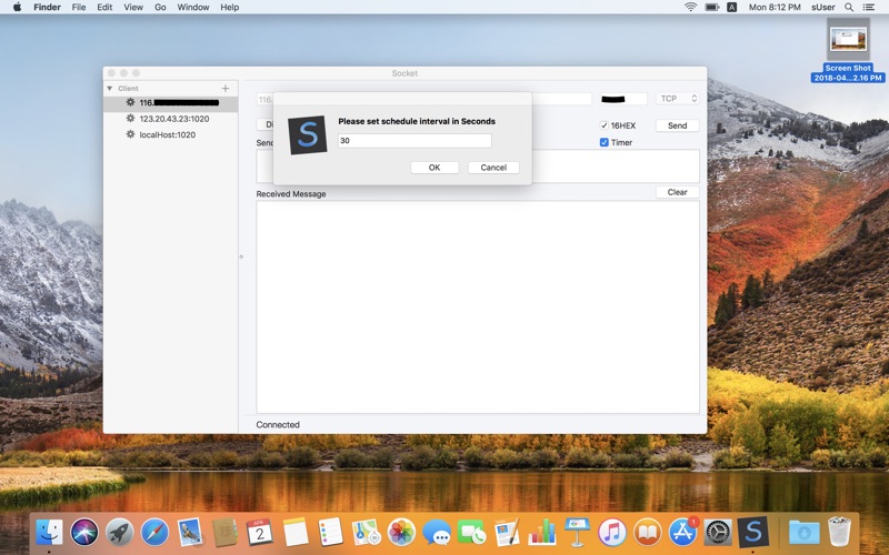 Screenshot #1 pour Socket-tcp/udp tool