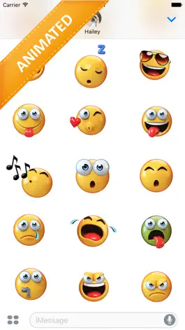 Game screenshot 3D Animated Emoji Stickers apk