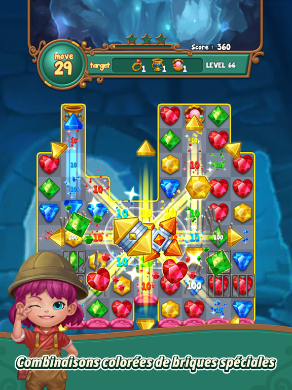 Screenshot #5 pour Jewels fantasy : match3 puzzle
