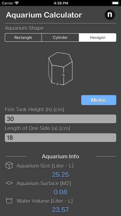 Aquarium Calculator Plus screenshot-4