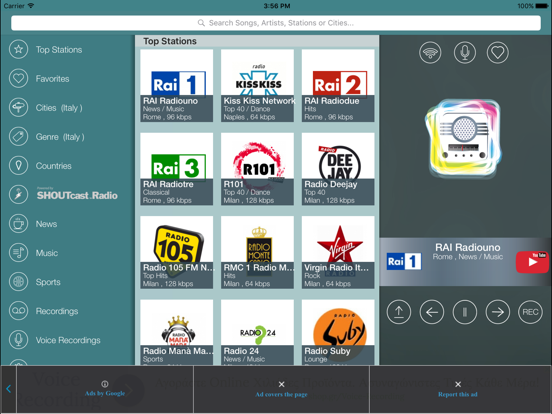 Screenshot #4 pour iRadio Italia - Tuner