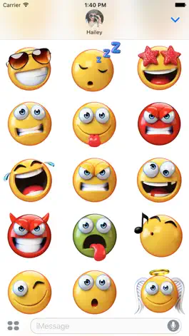 Game screenshot Emojis - 3D Emoji Stickers hack