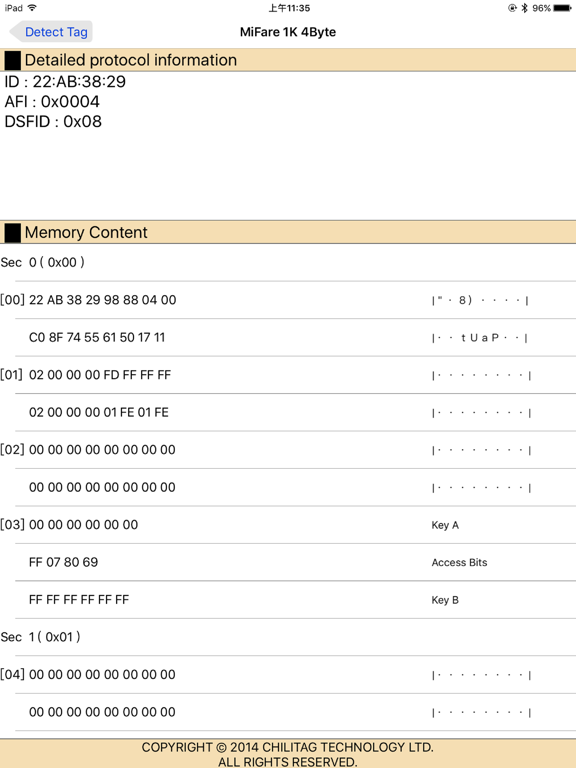 Screenshot #6 pour BLE NFC Reader
