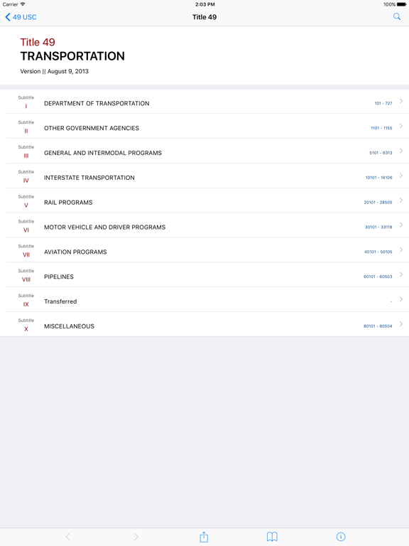 Screenshot #4 pour 49 USC - Transportation (LawStack Series)