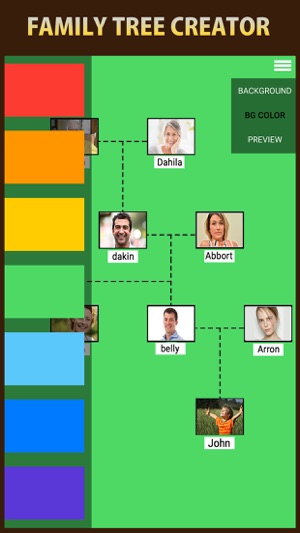 blank family tree template in spanish