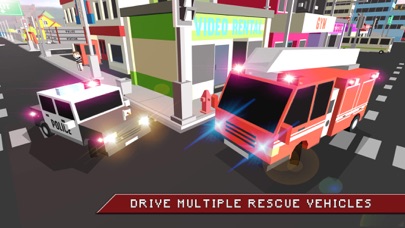 Screenshot #2 pour Block City Fire Truck Rescue