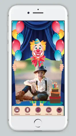 Game screenshot B'day Celebration Card Photo Frame apk