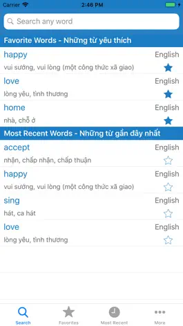 Game screenshot English Vietnam Dictionary mod apk