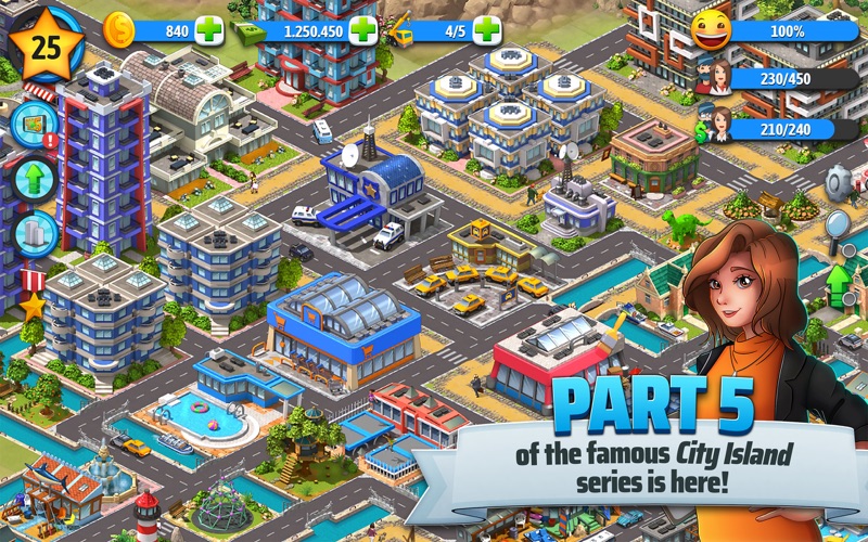 City Island 5 Tycoon Sim Game Screenshot