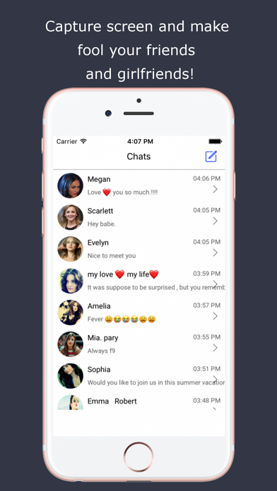 Fake Funny Whats Chat Screenshot