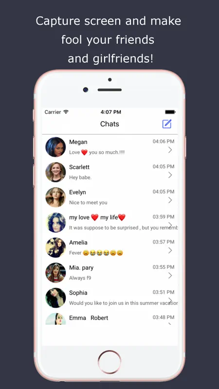 Fake Funny Whats Chat screenshot 1 of 5