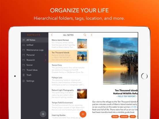 Screenshot #4 pour Notelife - note manager