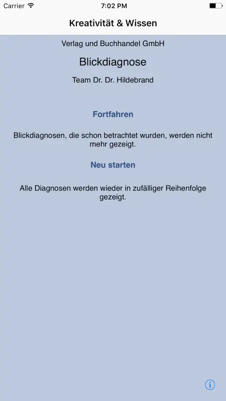 Blickdiagnosen screenshot 1 of 3
