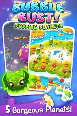 Game screenshot Bubble Bust! - Popping Planets hack