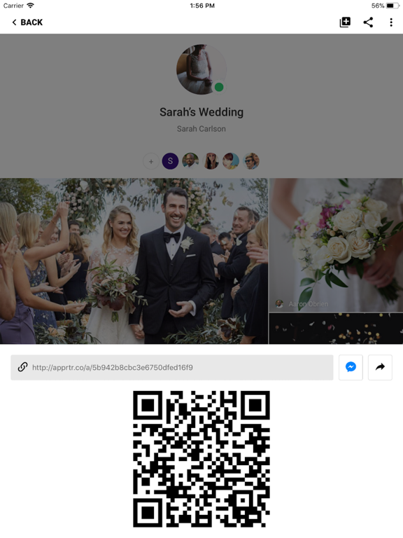 Apperture : Shared Photo Album iPad screenshot 6 - Photo & Video app