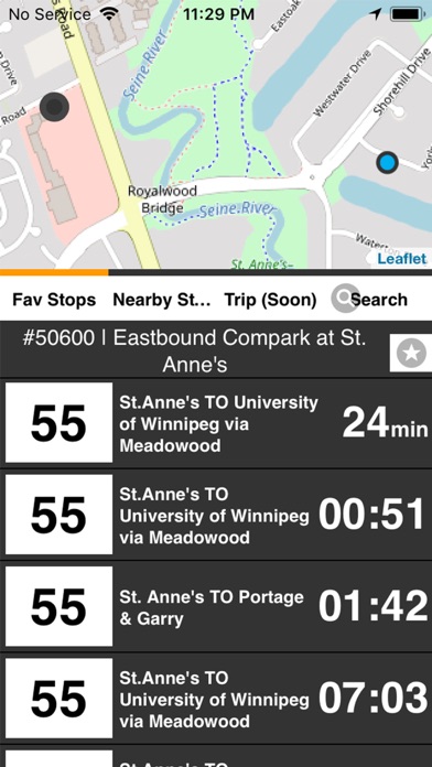 Winnipeg Transit RT screenshot 4
