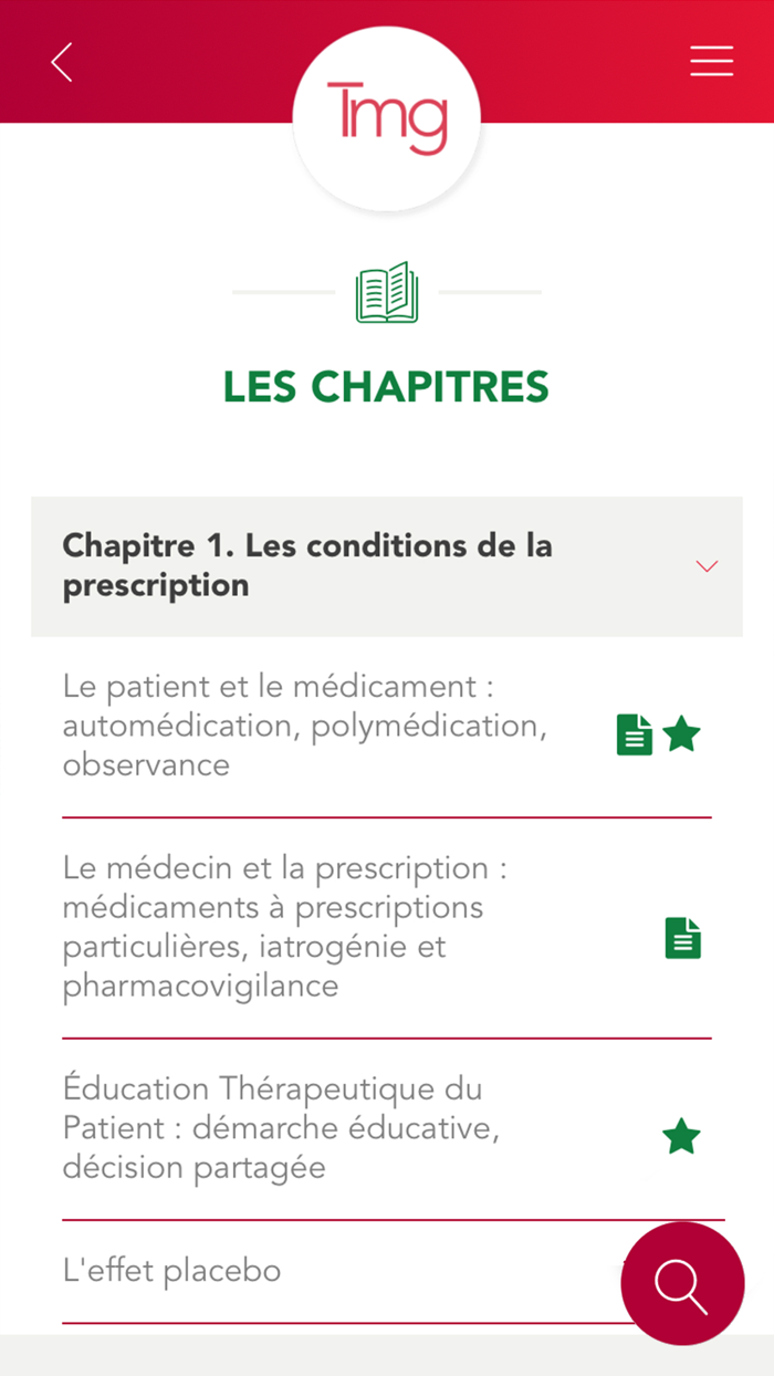 Thérapeutique Médecine Général