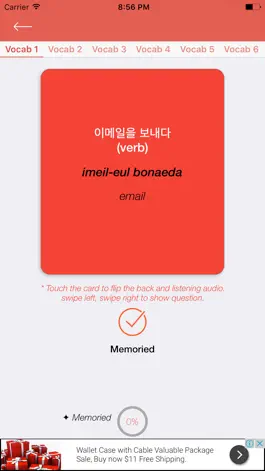 Game screenshot Learning Korean Vocabulary hack