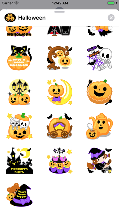 Hollow Halloween Emoji Sticker screenshot 4