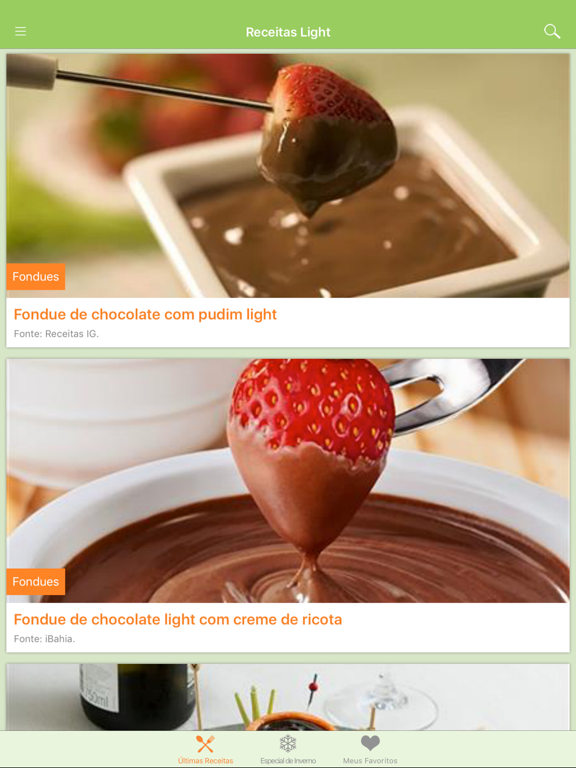 Screenshot #4 pour Receitas Light
