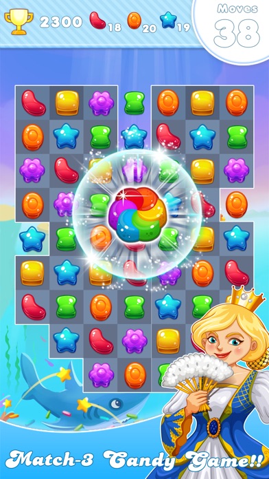 Candy Frozen Match 3 Puzzle screenshot 4