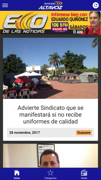 Screenshot #1 pour Noticiero Altavoz