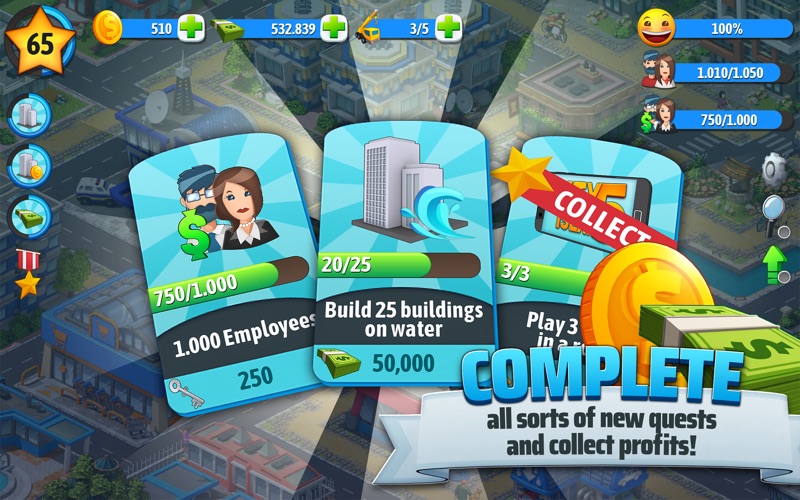 City Island 5 Tycoon Sim Game Screenshot