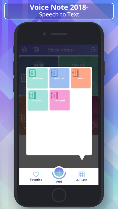 Screenshot #2 pour Voice Notes - Secure Notes