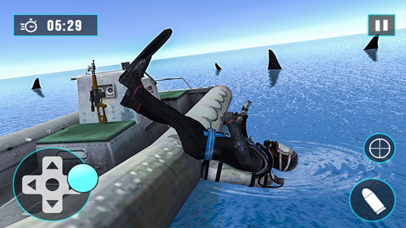 Tubarão caçador scuba mergulho screenshot 1