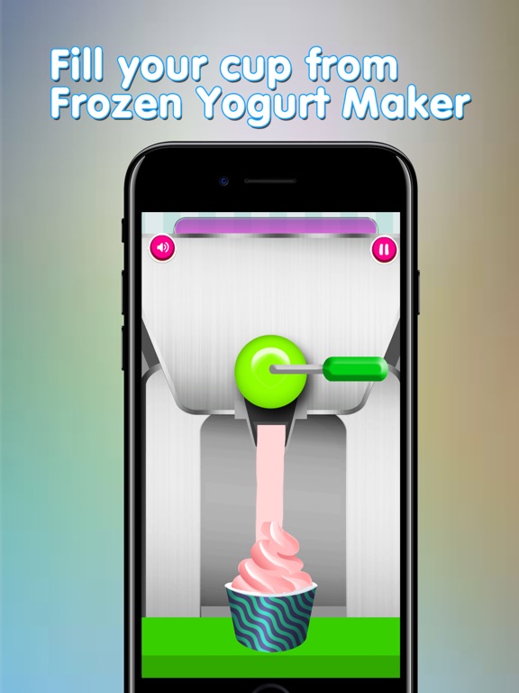 Frozen Yogurt - Dessert Cooking iPad screenshot