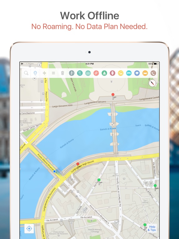 Jakarta Map and Walks iPad Jakarta Map and Walks iPad