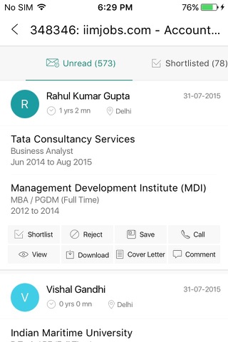 iimjobs for Recruiters screenshot 2