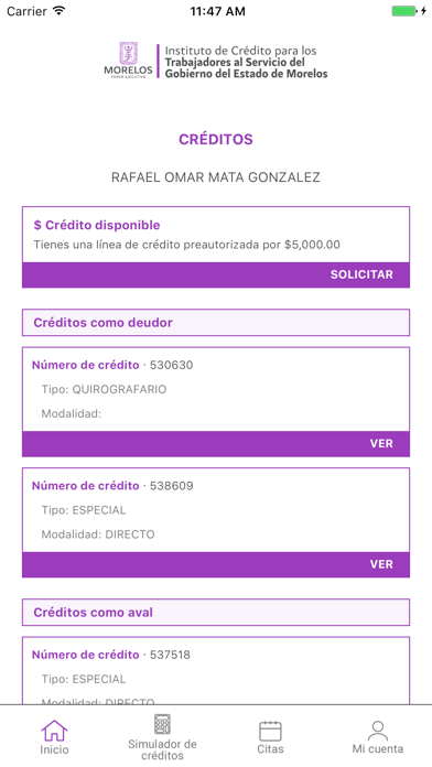 Screenshot #1 pour Instituto de Crédito