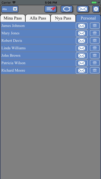 Mina Pass Arbetsschema screenshot-3