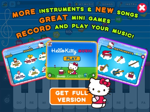 Hello Kitty Music Piano Lite screenshot 3