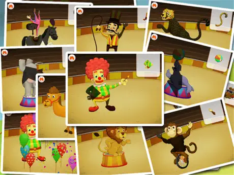 Circo puzzle per bambini gioco