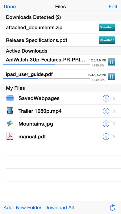 Perfect Browser - Fullscreen Browser & Download Manager with Dropbox Screenshot 3