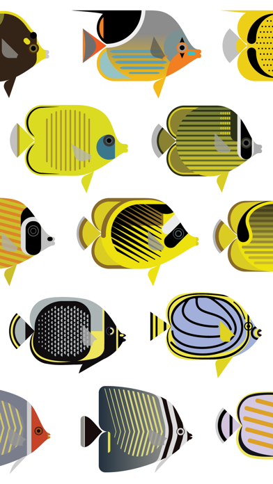 Butterfly Fish Stickersのおすすめ画像1