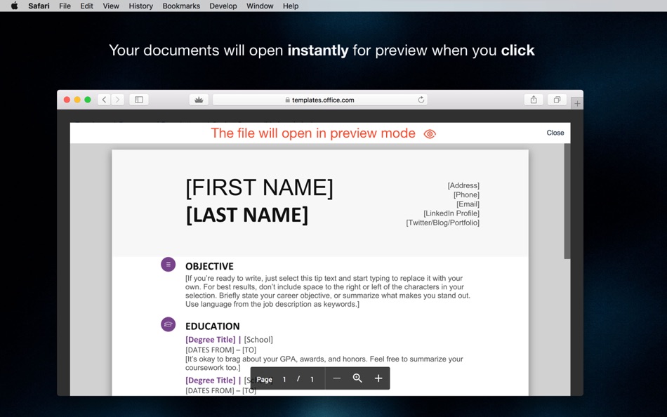 #2. Office Viewer for Safari (macOS) Podle: Denk Alexandru
