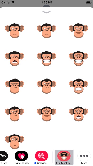 Fun Monkey Stickers screenshot 3