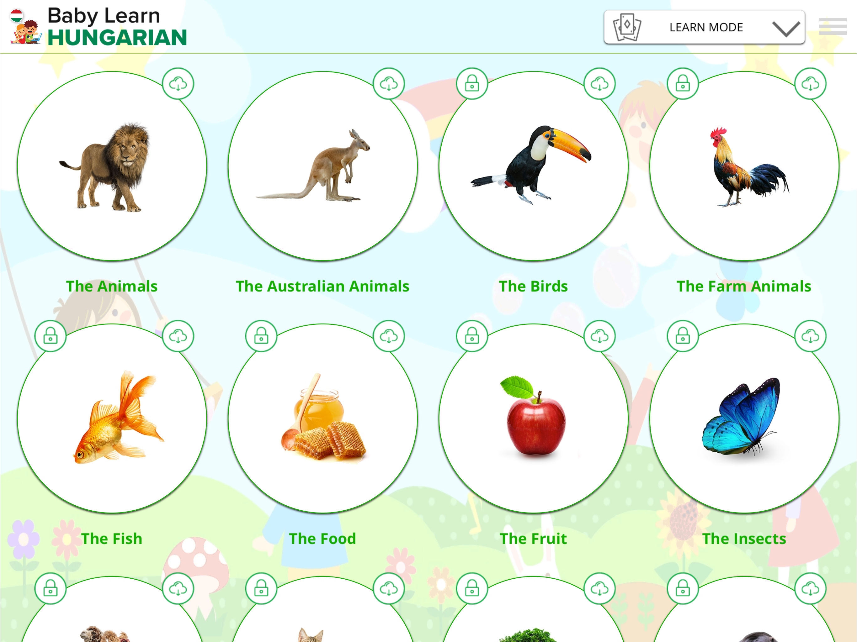 Baby Learn - HUNGARIAN