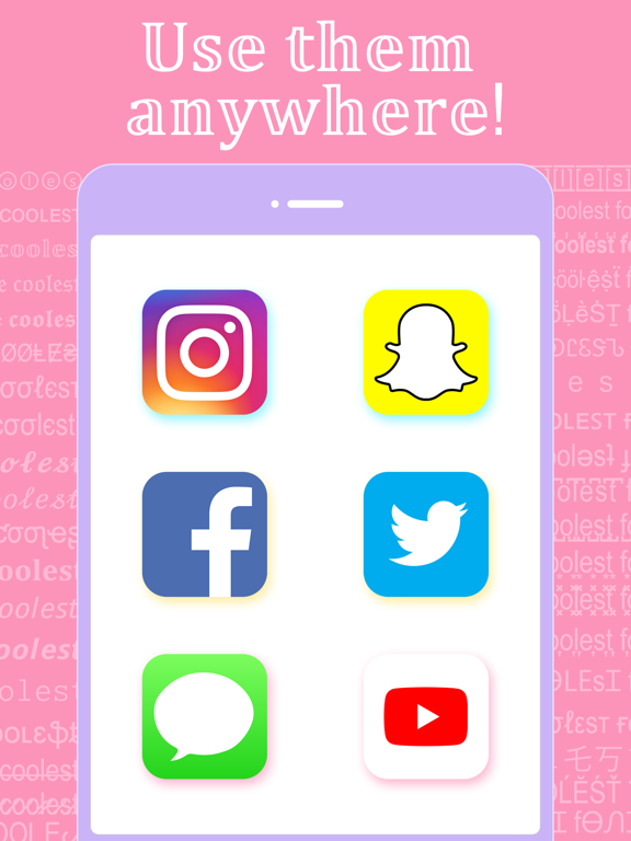 Fontasia - Creative Fonts iPad screenshot 5 - Utilities app