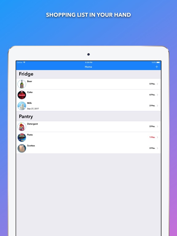 Screenshot #4 pour iPantry - Shopping List