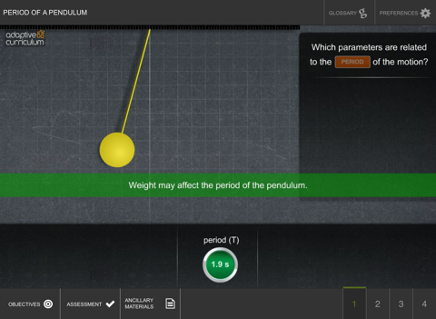 Period of a Pendulum screenshot 2