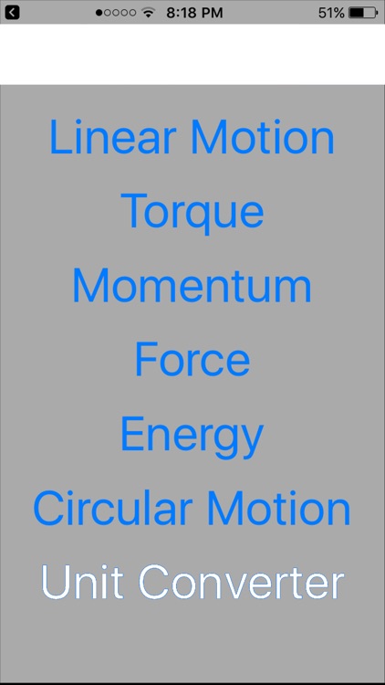 Physics Study Calculator