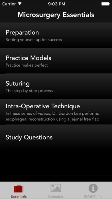 Screenshot #1 pour Stanford Microsurgery and Resident Training