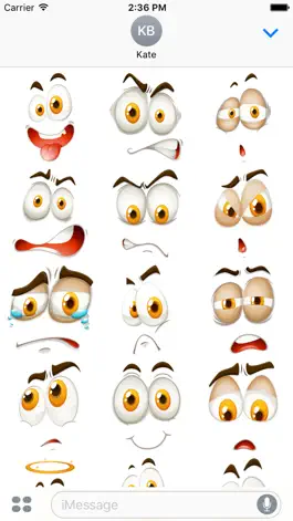 Game screenshot Face Emotion Stickers: Fun Cute Facial Expression apk