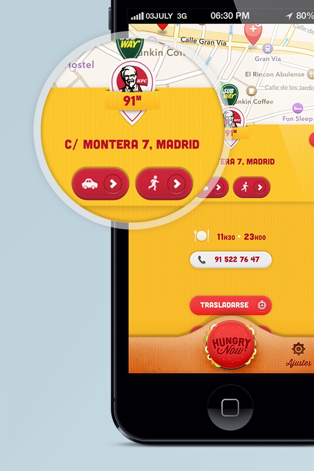 Hungry Now - Fast Food Locator screenshot 2